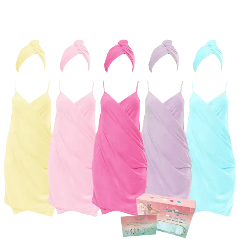 Trendy Backless Bath Towel for Swirl and Sassy Hair Days