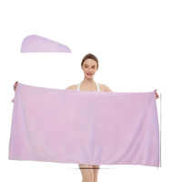 Chic backless bath towel and hair wrap for trendy Swirl and Sassy Hair Days
