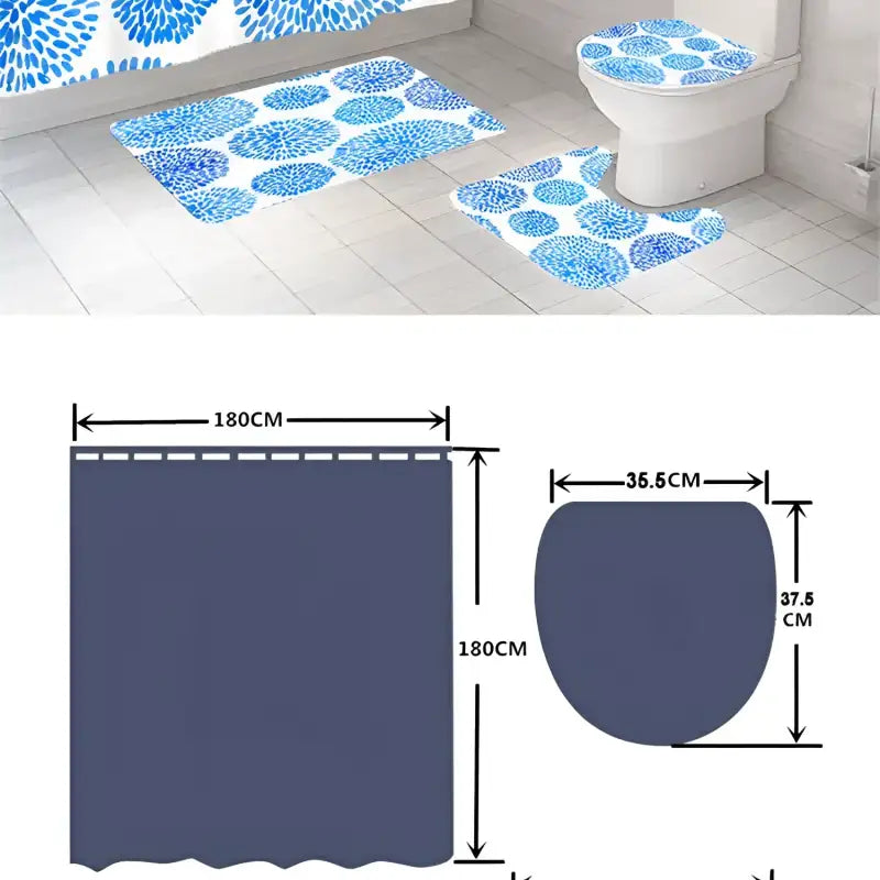 Trendy Bathroom Shower Curtains