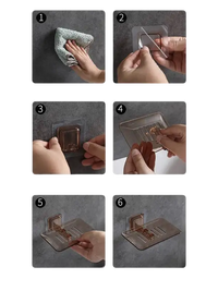 Easy installation guide for trendy blue drain soap holder for stylish bathroom storage