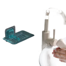 Trendy Blue Drain Soap Holder for funky bathroom storage and easy soap access