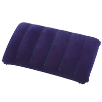 Inflatable purple square pillow from Trendy Campcomfort for outdoor camping neck support