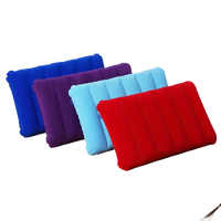 Colorful inflatable pillows from the Trendy Campcomfort inflatable neck pillow outdoor camping line