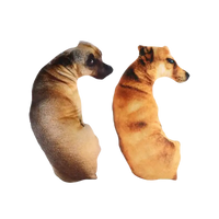 Trendy Dog Head Throw pillow looks like a lifelike animal cute dog-shaped pillow