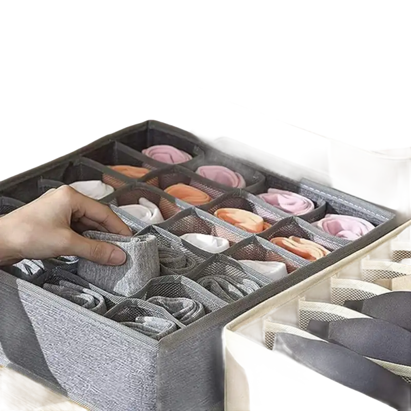 Stylish storage organizer for socks and clothes in trendy Fabric Drawer Organizers