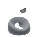 Gray Ergoluxe Memory Foam Beauty Pillow for comfy, trendy neck support