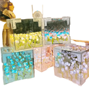 Illuminated tulip-themed cube lights from the Trendy Flowercube Lamp collection