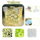 DIY yellow tulip light box kit for Trendy Flowercube Lamp with Tulip Mischief