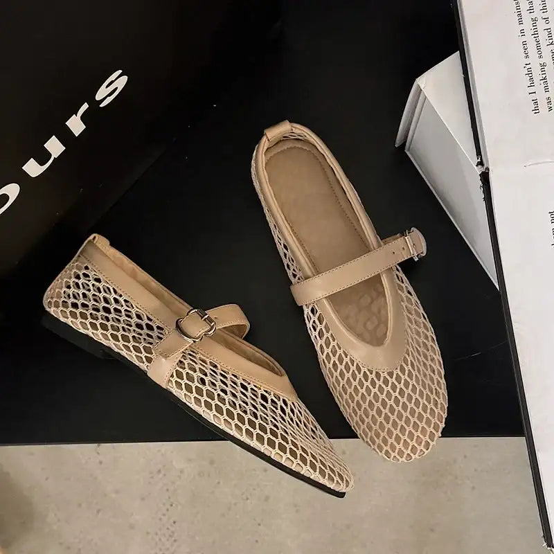 Sweetest Breathable Ballet Flats Womens Round Toe Mary Jane