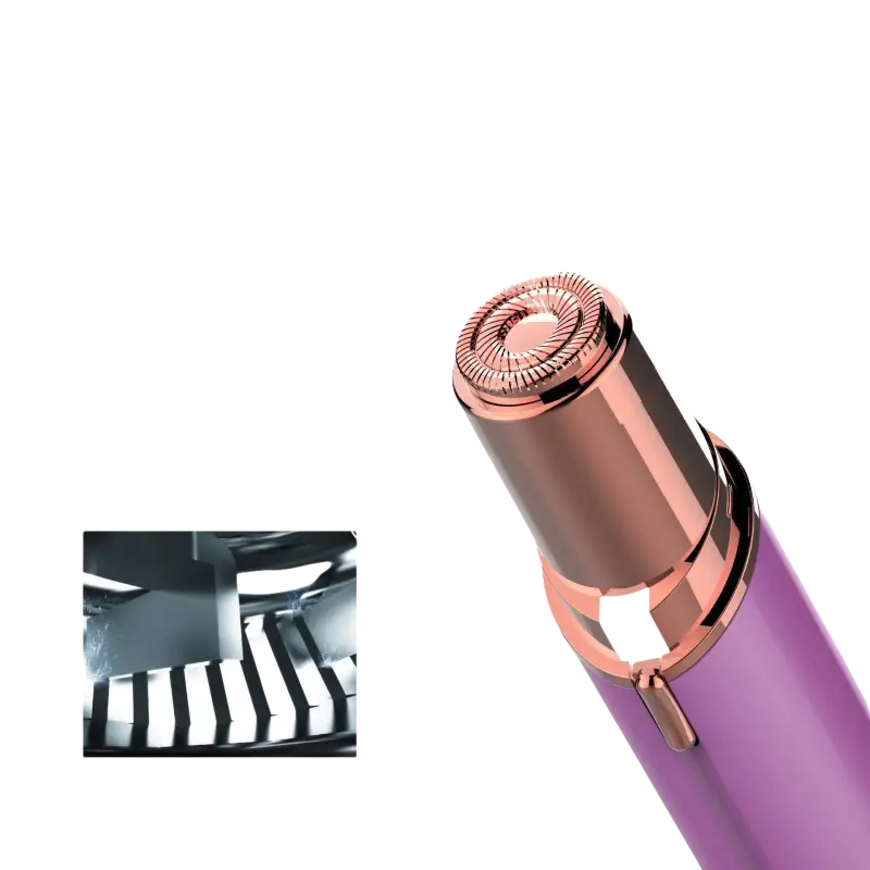 Trendy Pink Rose Gold Facial Hair Removal Beauties