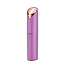 Purple facial hair remover.