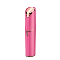Pink facial hair remover.