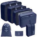 Navy blue trendy set travel organizer for wild color shenanigans and travel storage