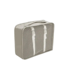 Gray mesh set travel organizer for trendy travel storage and wild color shenanigans