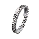 Golden Steel Charm Bangle
