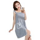 Blue beach spa towel wrap for girls with pocket, 140x85cm, perfect spa towel wrap