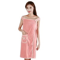Pink trendy spa towel wrap for beach spa days, perfect for chill vibes and parties