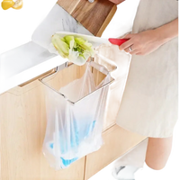 Trendy over-the-cabinet trash rack for stainless steel cabinets easy trash help