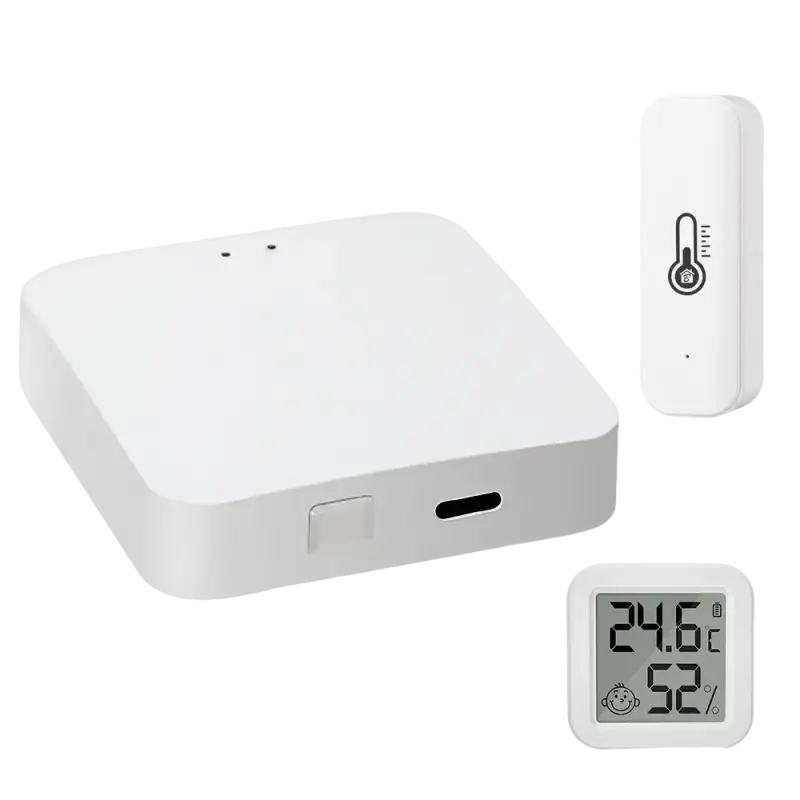 Trendy Tuya Bluetooth Gateway with Zany Humidity Sensor for Smart Homes