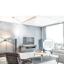 White smart home hub from Trendy Tuya Bluetooth Gateway with humidity sensor for indoor climate
