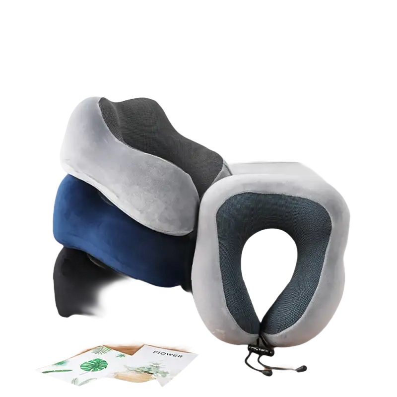 Stacked u-comfort memory foam shaped travel healthcare soft pillow for chill trips