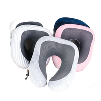 Colorful u-comfort memory foam shaped travel healthcare soft pillow for chill travel vibes