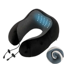 Black U-Comfort Memory Foam Travel Pillow for trendy shaped travel healthcare