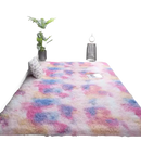 Colorful Vikama Tie-Dye Silk Rug, wool non-slip shag for your cool space