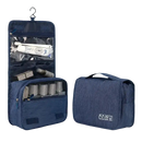 Navy blue trendy waterproof makeup organizer for stylish toiletry shenanigans