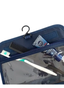 Navy blue waterproof makeup organizer bag from ChicTravel waterproof trendy collection