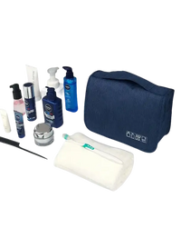 Navy blue toiletry bag from Trendy Waterproof Makeup Organizer for chictravel waterproof storage