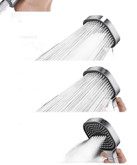 Shower head with multiple spray modes.