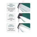 Shower head with multiple spray modes.