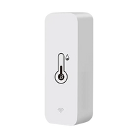White, rectangular, wall-mounted sensor.