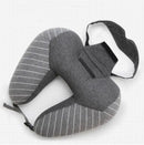 UltiRest U-Shaped Neck & Lumbar Pillow - Grey