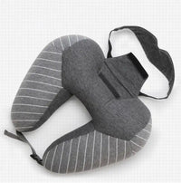 UltiRest U-Shaped Neck & Lumbar Pillow - Grey