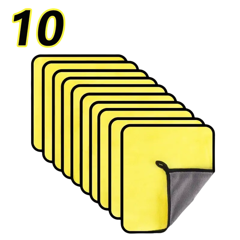 UltraAbsorb Microfiber Car & Kitchen Towels Set