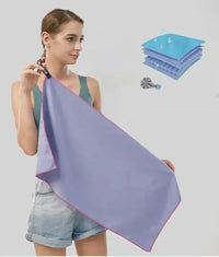 Quick-Dry Sports Towel 40X80/76X152CM Microfiber Running Yoga Gym Fitness Basketball Outdoor Camping Hiking Beach Towels