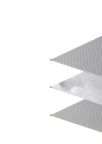 Three-layer fabric structure.