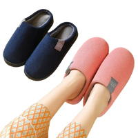 Cozy corduroy slippers.