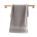 Gray cotton towel.