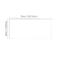 Rectangular dimensions diagram.