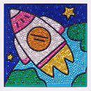 Diamond Painting With Frame Handmade Diy Making Educational Toys - F