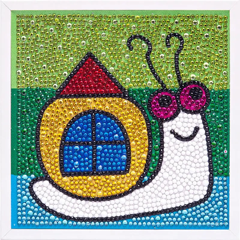 Diamond Painting With Frame Handmade Diy Making Educational Toys - H