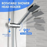 1pc Universal Shower Head Holder Adjustable 18~25mm ABS Chrome Shower Rail Holder Bathroom Accessories Shower Mounting