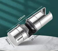1pc Universal Shower Head Holder Adjustable 18~25mm ABS Chrome Shower Rail Holder Bathroom Accessories Shower Mounting