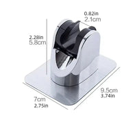 Support de pommeau de douche mural auto-adhésif réglable sans poinçon universel accessoires ménagers - Argent G805