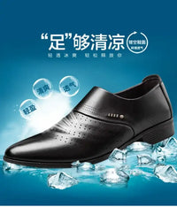 Men Shoes Casual Fashion Mens Dress Shoes for Male Party Sneakers Plus Size Slip on Black Leather Loafer Sapato Social