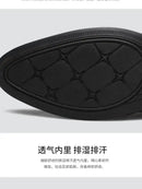 Men Shoes Casual Fashion Mens Dress Shoes for Male Party Sneakers Plus Size Slip on Black Leather Loafer Sapato Social
