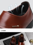 Men Shoes Casual Fashion Mens Dress Shoes for Male Party Sneakers Plus Size Slip on Black Leather Loafer Sapato Social